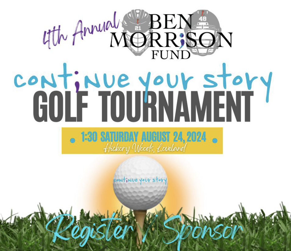 Register today for Loveland’s Ben Morrison Fund Golf Outing benefiting Mental Health wellness!